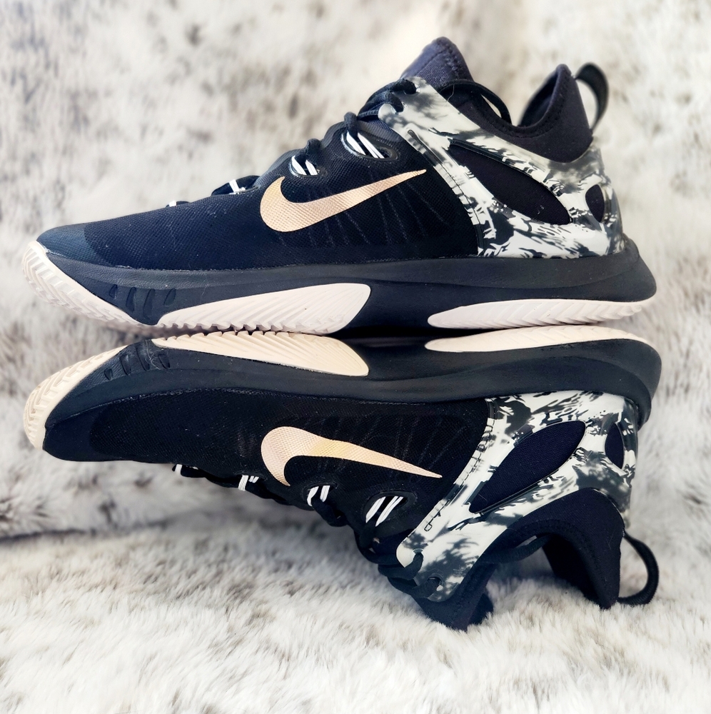 Nike Zoom Hyperrev Men's Black/White/Gold Size 9.5 705370-071 (2014)
